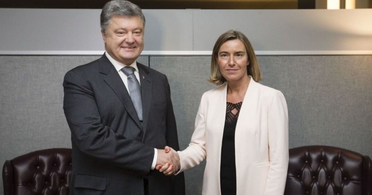 Порошенко закликав Могеріні підтримати ініціативи щодо зближення України і ЄС