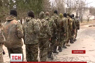 Добровольцы УНСО входят в новый 55-й батальон Вооруженных сил Украины
