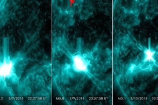 NASA показало видео сверхмощной вспышки на Солнце