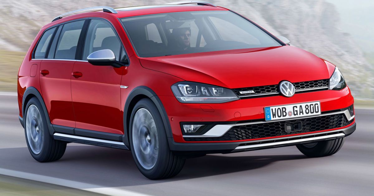 Фольксваген Golf Alltrack — вседорожный Golf представили официально