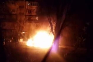 В Киеве ночью сгорели две машины