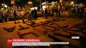 Жителі Кривого Рогу виклали пам'ятні слова зі свічок на честь загиблих в Іловайську