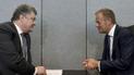 Порошенко і Туск обговорили ситуацію на Донбасі, де-окупацію Криму і миротворців
