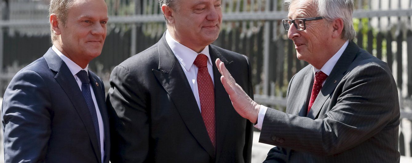 Дивіться онлайн спільний брифінг Порошенка з лідерами ЄС у Брюсселі