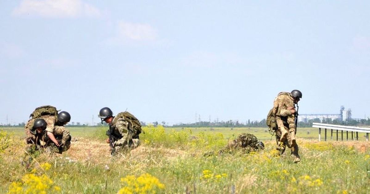 Отряд диверсантов пытался прорвать украинскую оборону возле Горловки. Карта АТО