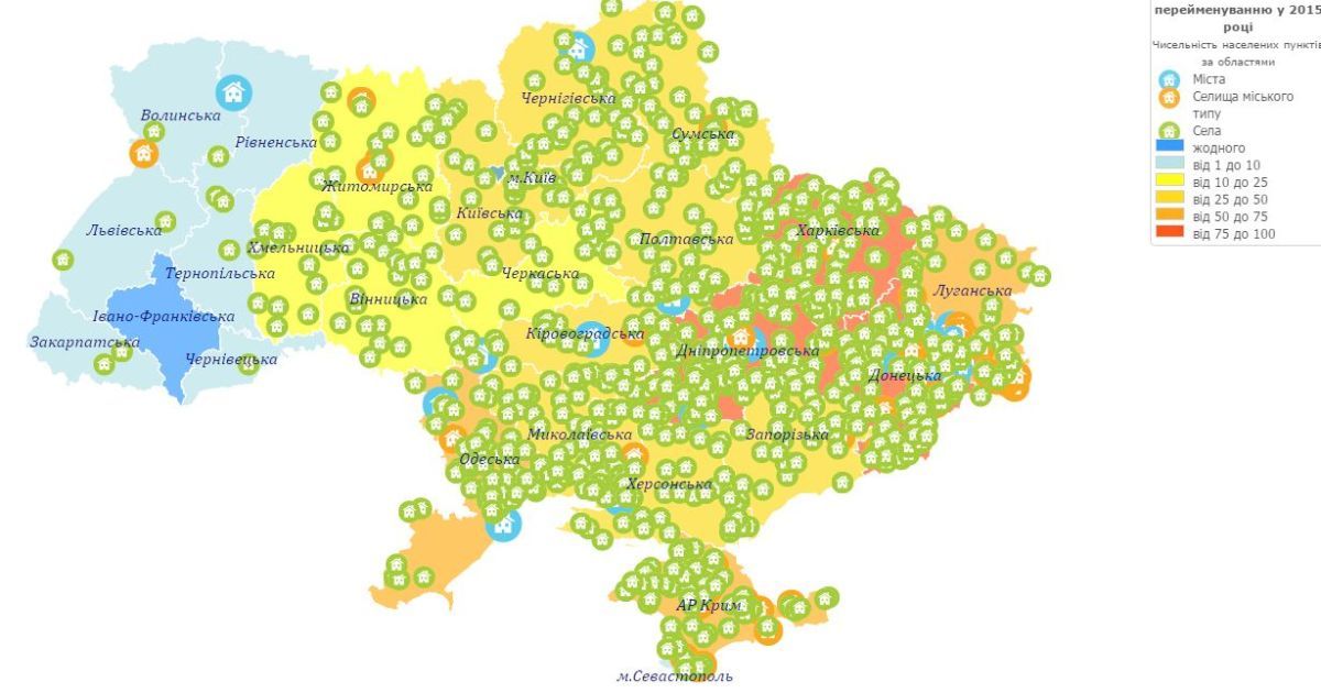 Карта контроля украины