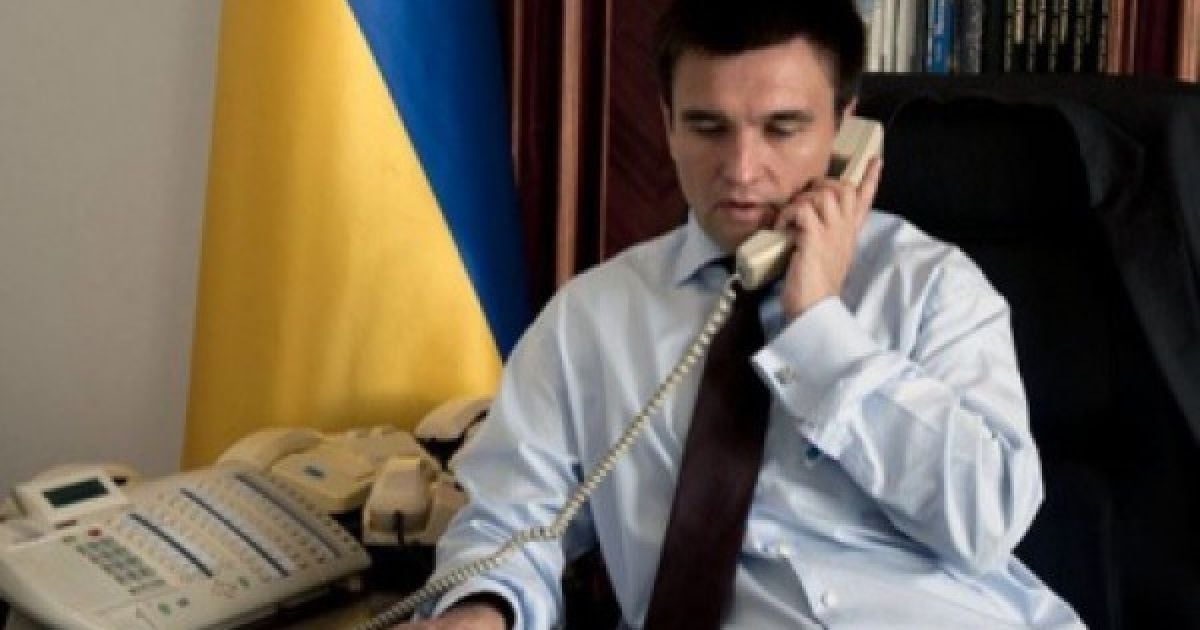 Климкин предупредил Лаврова, что боевики сознательно пытаются сорвать перемирие на Донбассе