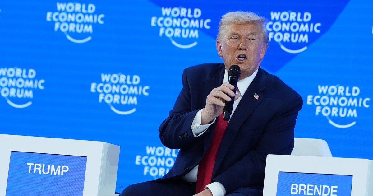 Дональд Трамп у Давосі