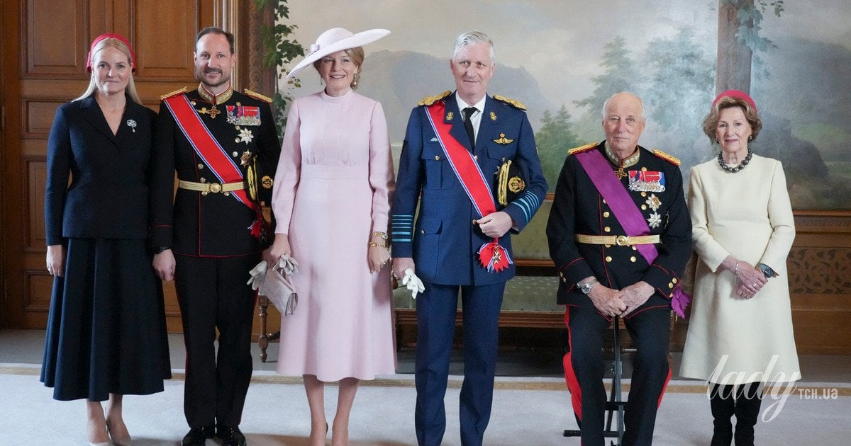 Бельгійське королівське подружжя з королівською родиною Норвегії