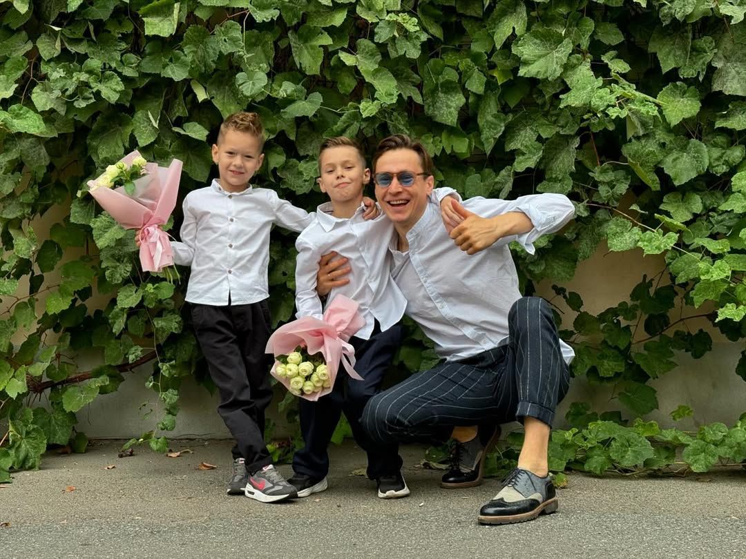 Константин Октябрьский с сыновьями / © instagram.com/konstantin_oktyabrskyy
