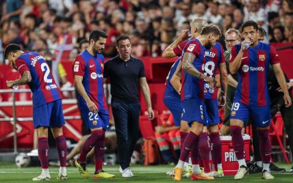 Победное прощание Хави: "Барселона" обыграла "Севилью" в последнем матче сезона Ла Лиги (видео)