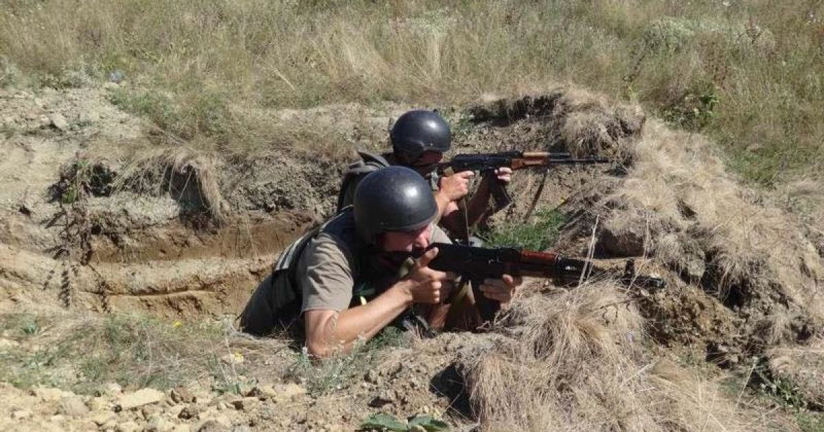 Двое погибших военных и перестрелки в районе Светлодарской дуги. Карта АТО