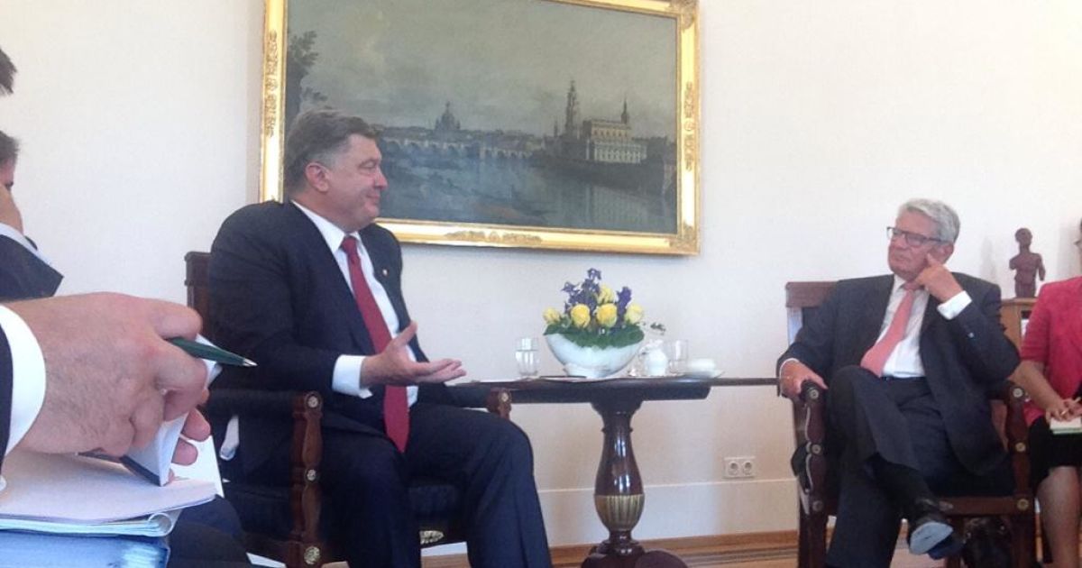 Порошенко надеется на поддержку украинистики в немецких вузах