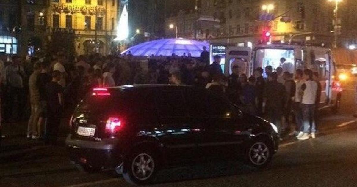 В центре Киева ночью произошла драка между украинцами и иностранными студентами