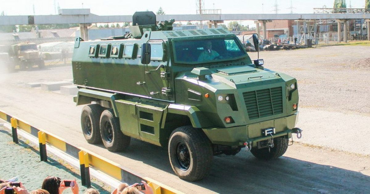 В Украине презентовали новейший бронеавтомобиль КрАЗ Feona