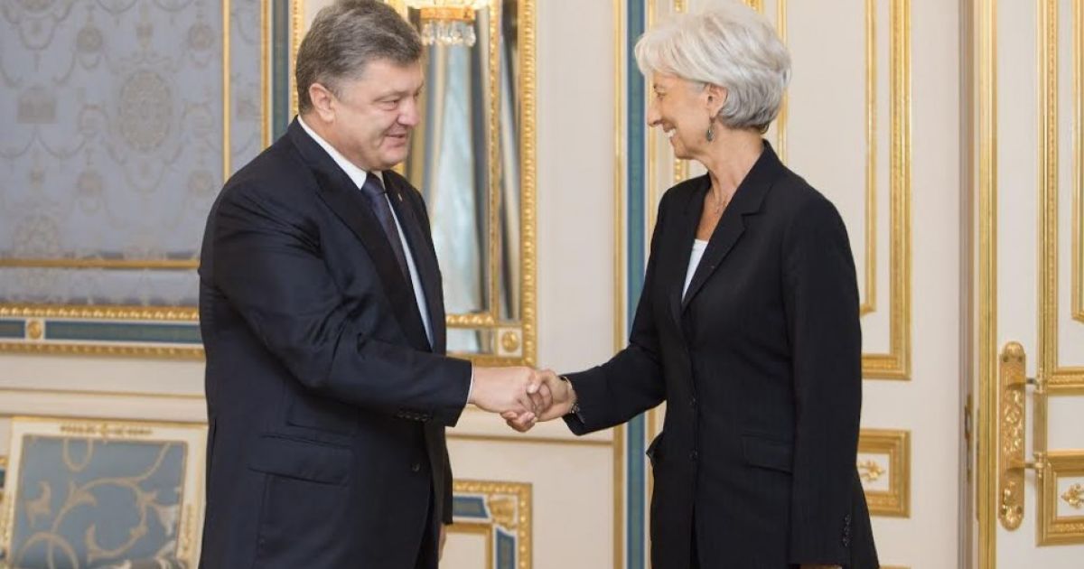 Стали известны первые результаты переговоров Порошенко с директором-распорядителем МВФ