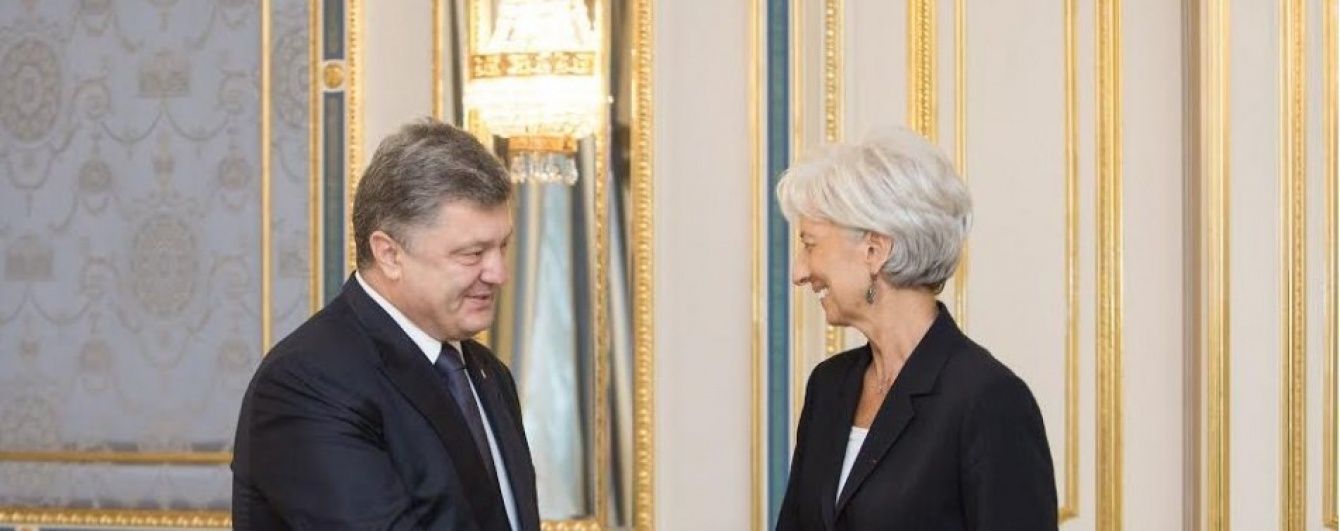 Порошенко і Лагард обговорили надання Україні чергового траншу МВФ