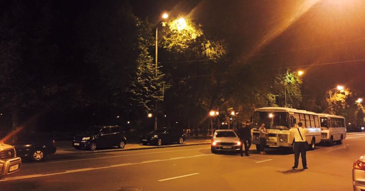 В Киеве следователи проводили воспроизведение "зверского" нападения "Беркута" на автомайдановцев