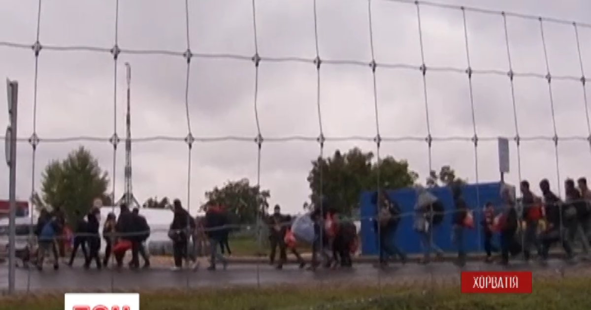 За сутки разблокирования границы в Хорватию попали 10 тысяч мигрантов