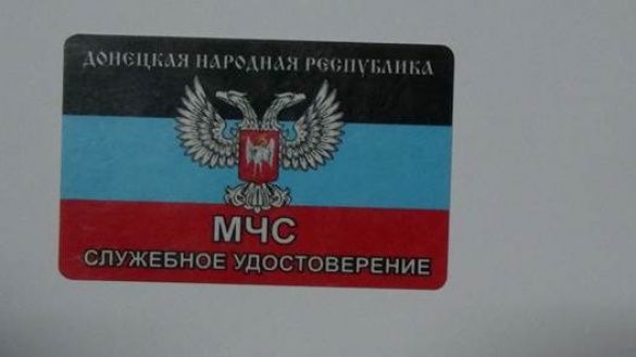 затриманий працівник "МНС ДНР"