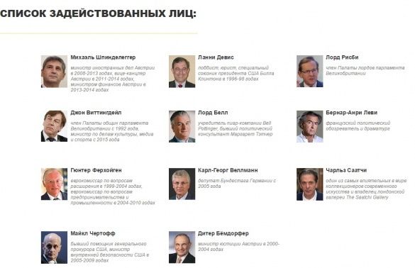 Лоббисты фирташа