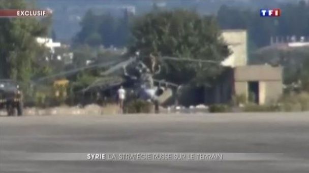 В Сирии в кадр французских репортеров впервые попала военная техника РФ