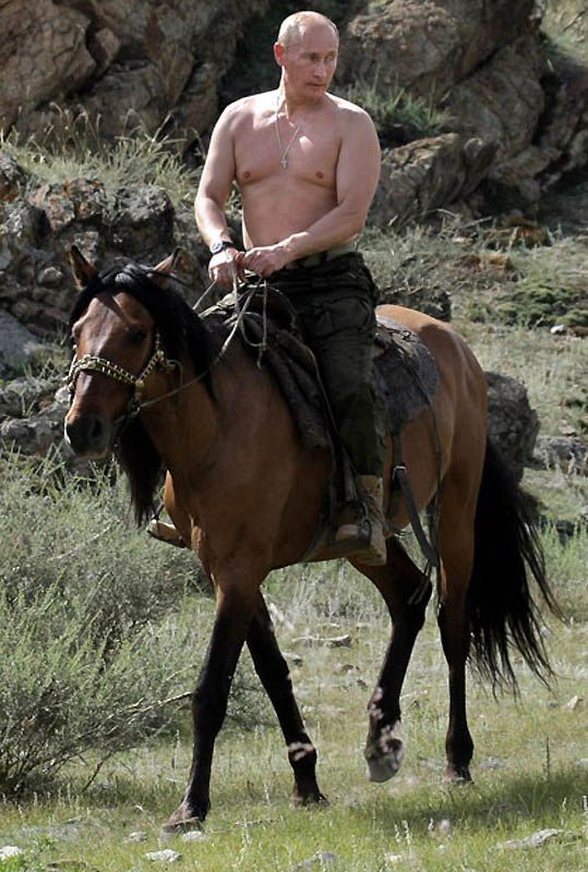 Путін на коні