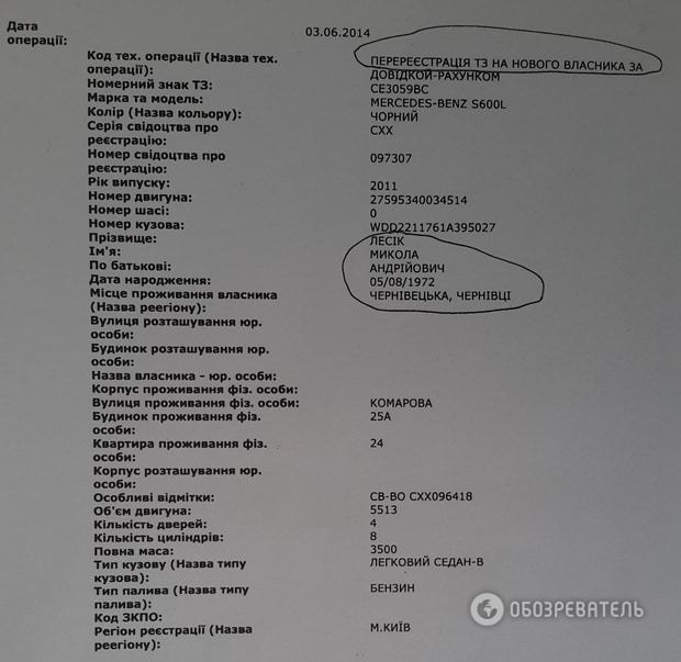 Викрадений Мерседес Януковича, на якому їздить Тимошенко_3