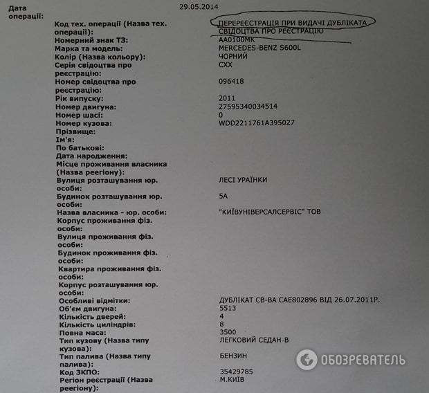 Викрадений Мерседес Януковича, на якому їздить Тимошенко_5