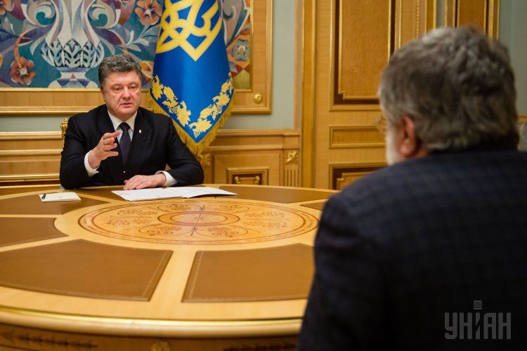 Ігор Коломойський та Петро Порошенко