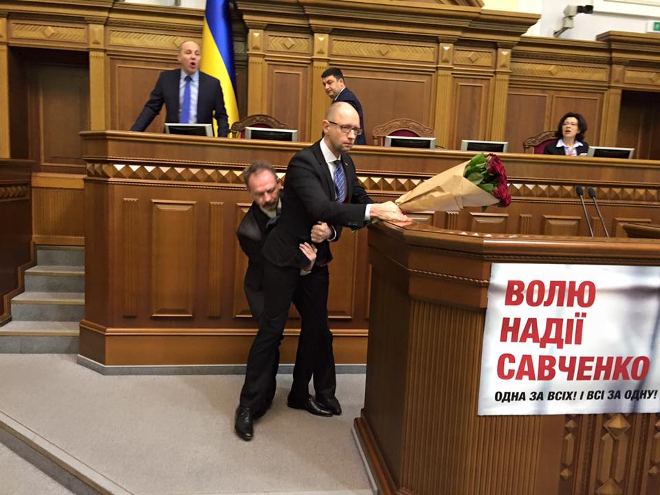 Арсеній Яценюк та Олег Барна