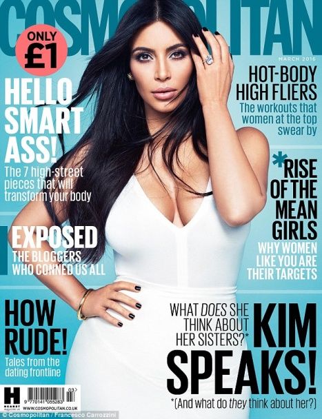 Сестры Кардашян снялись в новом фотосете / © cosmopolitan.co.uk