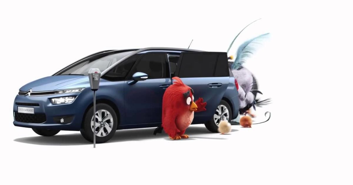 Птички Angry Birds выбрали себе модели Citroеn