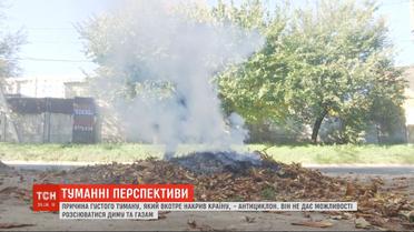 Сожженная листва, густой туман и испорченное здоровье: украинцам объяснили связь между ними