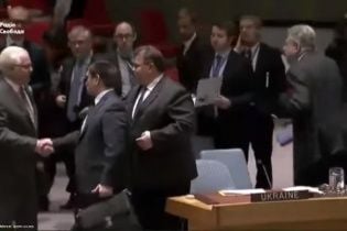 З'явилося відео, на якому Клімкін тисне руку одіозному Чуркіну після РБ ООН