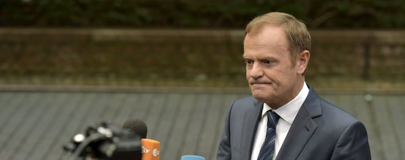 Туск просить розглянути подовження санкцій ЄС проти Росії вже цієї п'ятниці