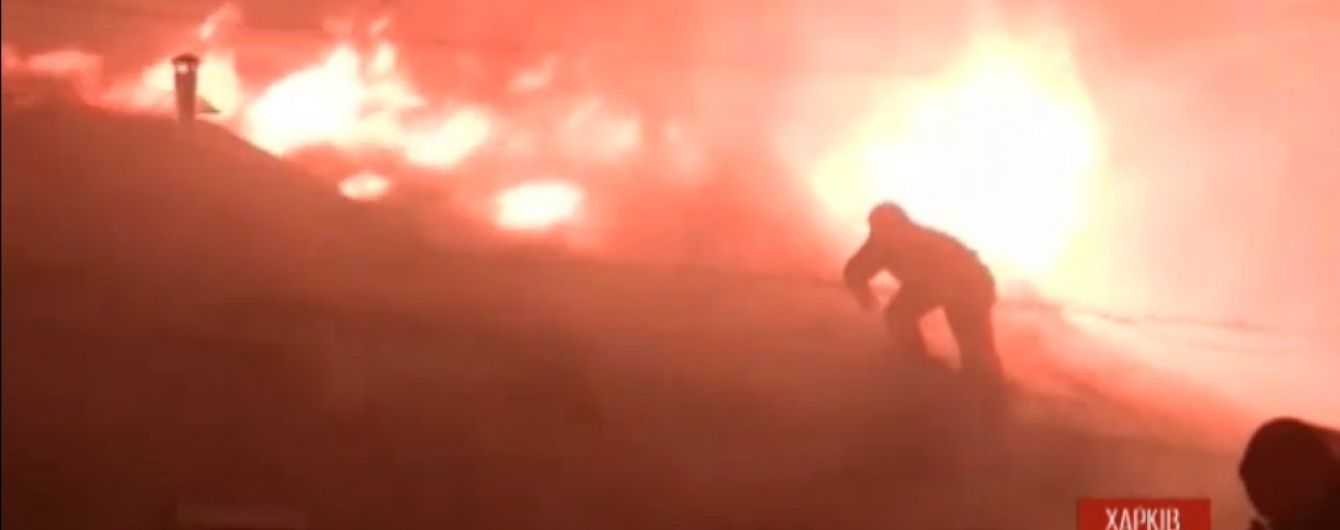 У Харкові Різдво почалося з великої пожежі