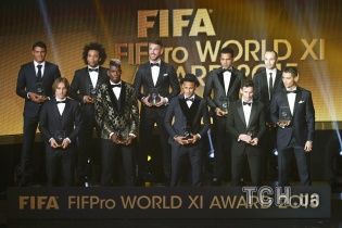 ФІФА визначила символічну збірну 2015 року
