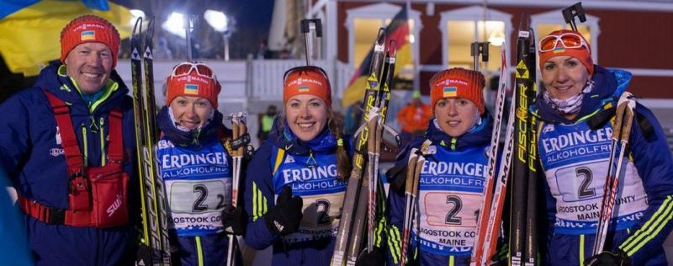 Українські біатлоністки в неймовірній естафеті виграли "срібло" Кубка світу
