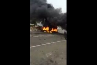 У Дагестані біля поста ДАІ вибухнув автомобіль: є постраждалі