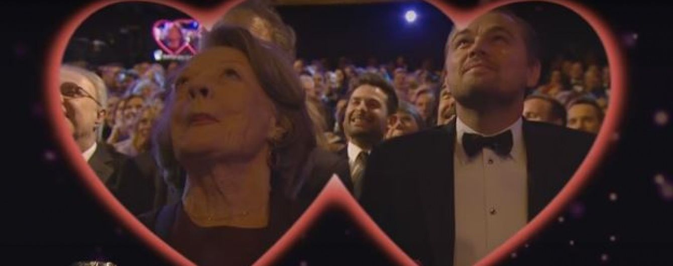 ДіКапріо зворушив поцілунком із відомою акторкою на премії BAFTA