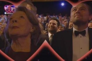 ДіКапріо зворушив поцілунком із відомою акторкою на премії BAFTA