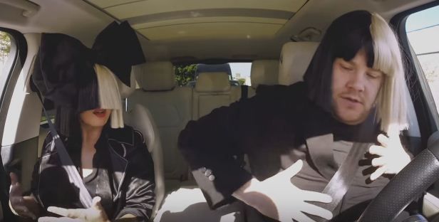 Sia та Джеймс Корден