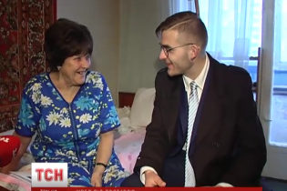 "Український швед" знайшов у Києві свою виховательку з сиротинця