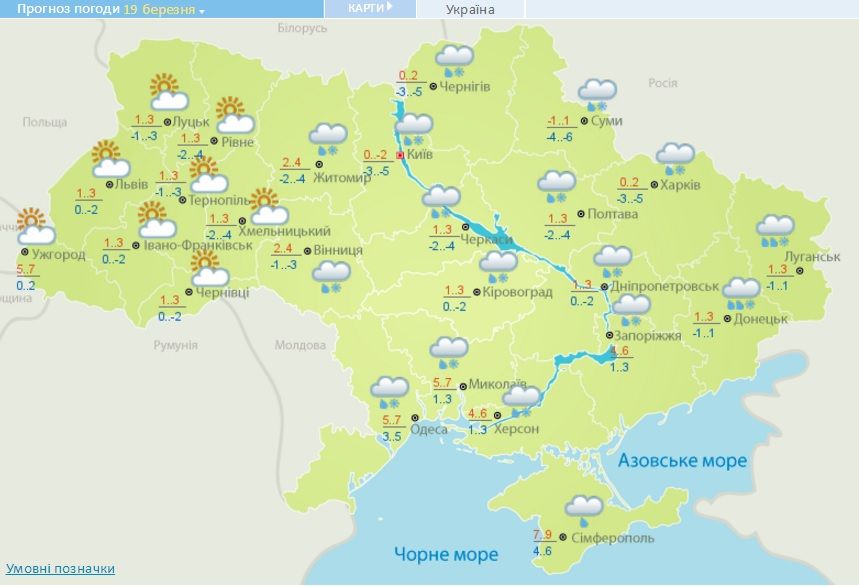 погода 19.03.2016