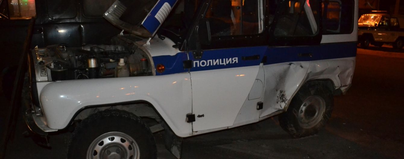 В Дагестане подорвали два полицейских автомобиля
