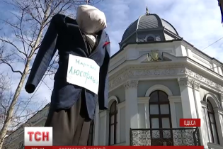 В Одесі з шинами протестують проти призначення "старого-нового" прокурора