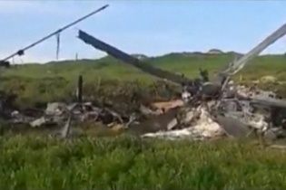 У Мережі з'явилося відео збитого азербайджанського вертольота