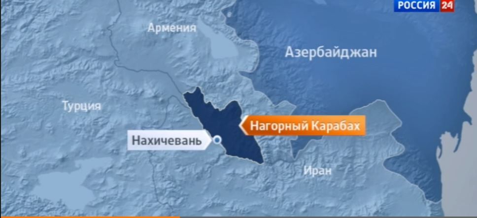 Невірна карта Нагорного Карабаху