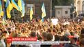 Під АП триває велелюдний мітинг: люди обурені останніми заявами у Мінську
